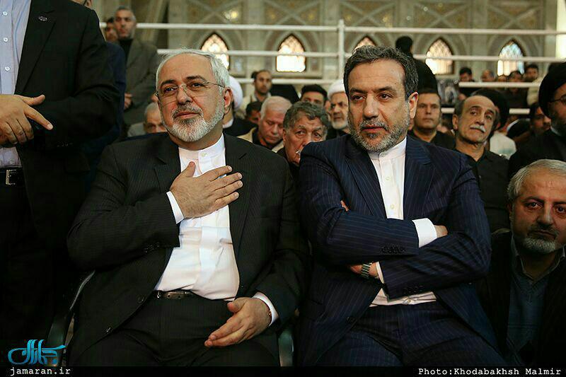 ظریف و عراقچی در مراسم هفتم آیت الله هاشمی رفسنجانی/ عکس