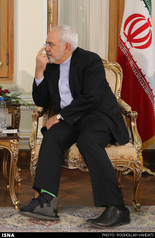 پای شکسته ظریف/ عکس