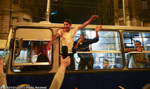 ورود نخستین کاروان 40 اتوبوسی حامل پناهجویان به خاک اتریش- بامداد شنبه