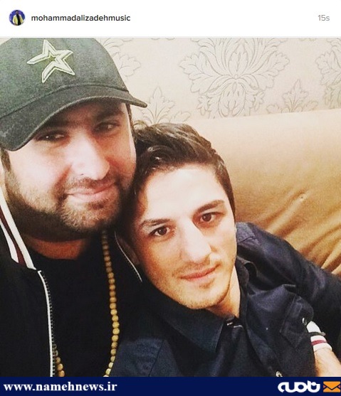 سلفی حمید سوریان در کنار خواننده محبوب/عکس