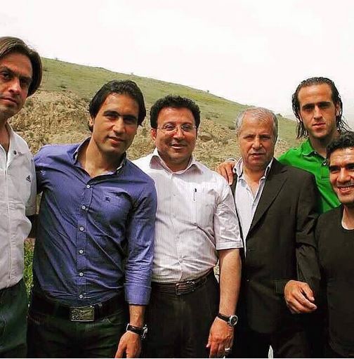 پروین، کریمی، عابدزاده، مهدوی‌کیا، شاهرودی و هدایتی در یک قاب