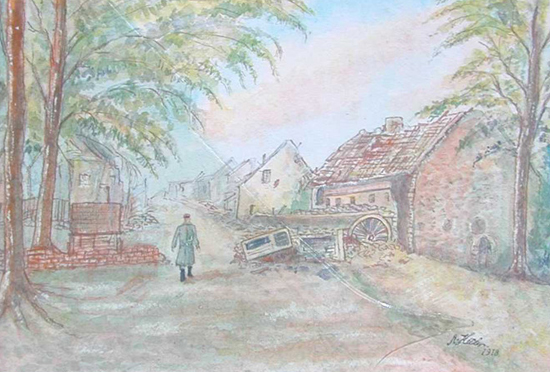 عکس؛ نقاشی‌های هیتلر در تهران