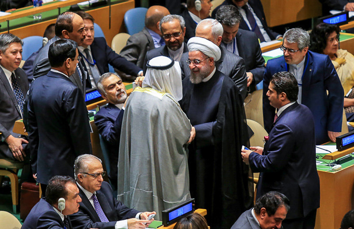 (تصاویر) روحانی در مقر سازمان ملل