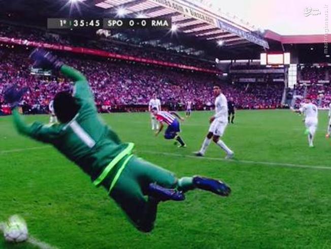 عکس/ مشکوکترین صحنه بازی رئال و خیخون