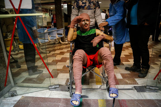 عکس: مصدومان چهارشنبه سوری در تهران