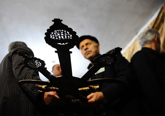 (تصاویر) علم بندان در ماسوله