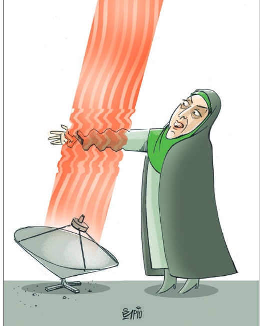 ابتکار در برابر پارازیت ها!/کاریکاتور