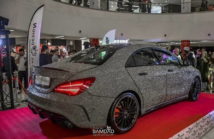 رونمایی از مرسدس بنز با پوشش برلیان در تهران! + عکس