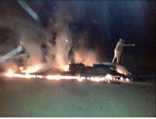 منابع یمنی : هدف قرار گرفتن جنگنده سعودی (عکس)