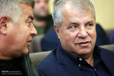 علی پروین در مراسم سومین روز درگذشت زنده یاد منصور پورحیدری