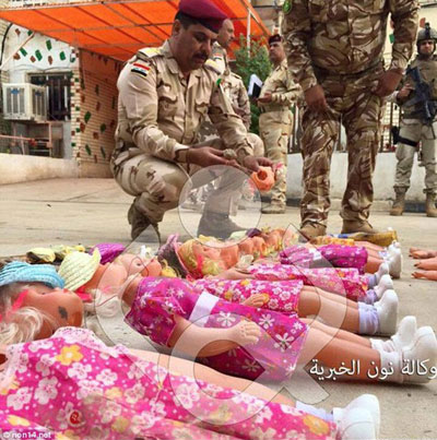 زائران کربلا مراقب این عروسک باشند +عکس