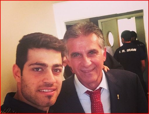 آخرین عکس یادگاری کی‌روش و پورعلی گنجی