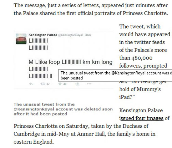 اولین پست توییتری نوه ملکه انگلیس/عکس