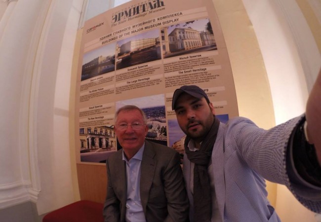 عکس/ سلفی احسان‌ علیخانی و فرگوسن!