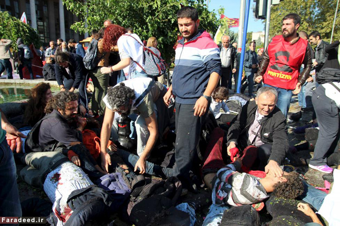 (تصاویر) شنبه خونین ترکیه