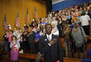  همایش انتخاباتی هواداران هیلاری کلینتون 