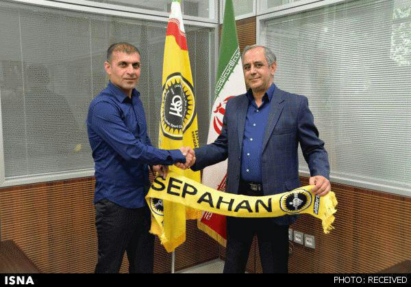 ویسی در باشگاه سپاهان/ عکس