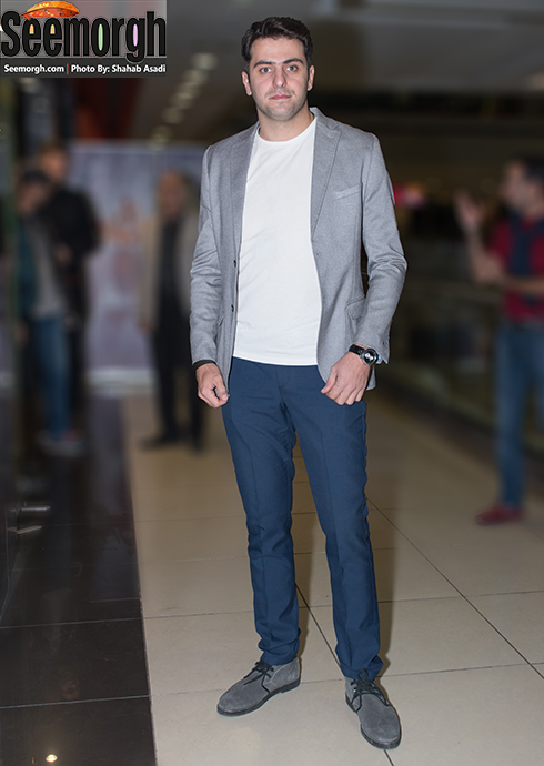 علی ضیا در اکران فیلم نفس در پردیس کوروش