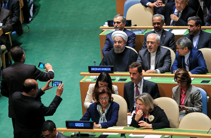 (تصاویر) روحانی در مقر سازمان ملل