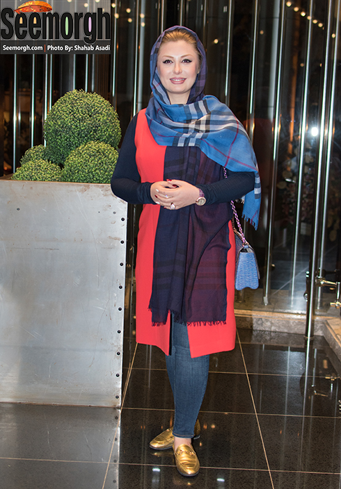 نیوشا ضیغمی اکران خصوصی نیمه شب اتفاق افتاد در برج میلاد