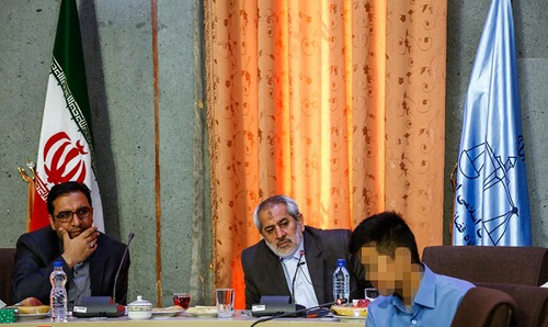 تصاویر/ قاتل ستایش در حضور دادستان تهران