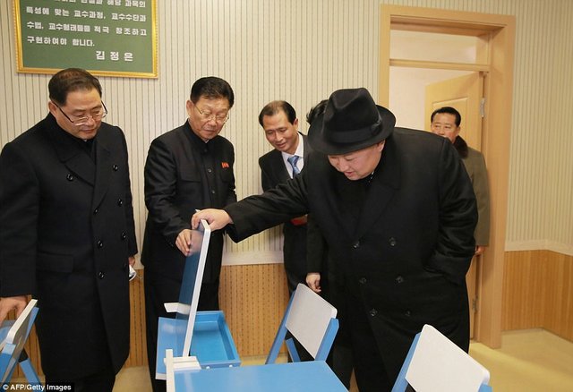 بازدید رهبر کره شمالی از دانشکده زنان + تصاویر