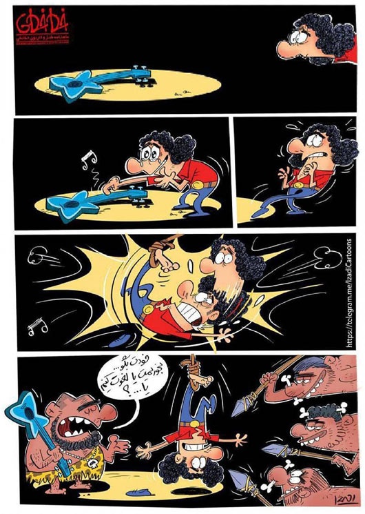 در کمین کنسرت!/ کاریکاتور