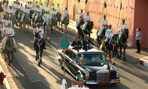 مرسدس 600 پولمن پادشاه مراکش