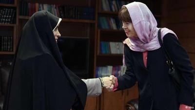 دیدار جونز بوس، معاون وزیر خارجه هلند با الهام امین‌زاده، معاون حقوقی حسن روحانی.