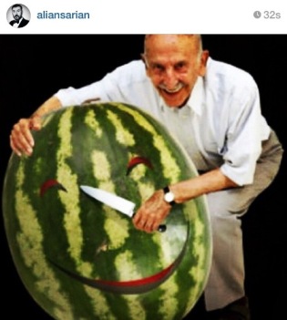 تسلیت متفاوت علیرضا انصاریان +عکس