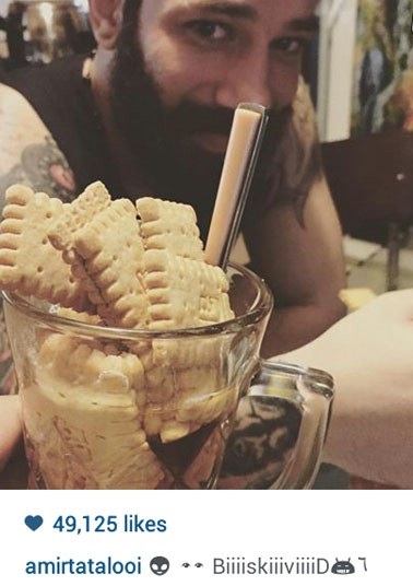 امیر تتلو و قوت غالبش/عکس