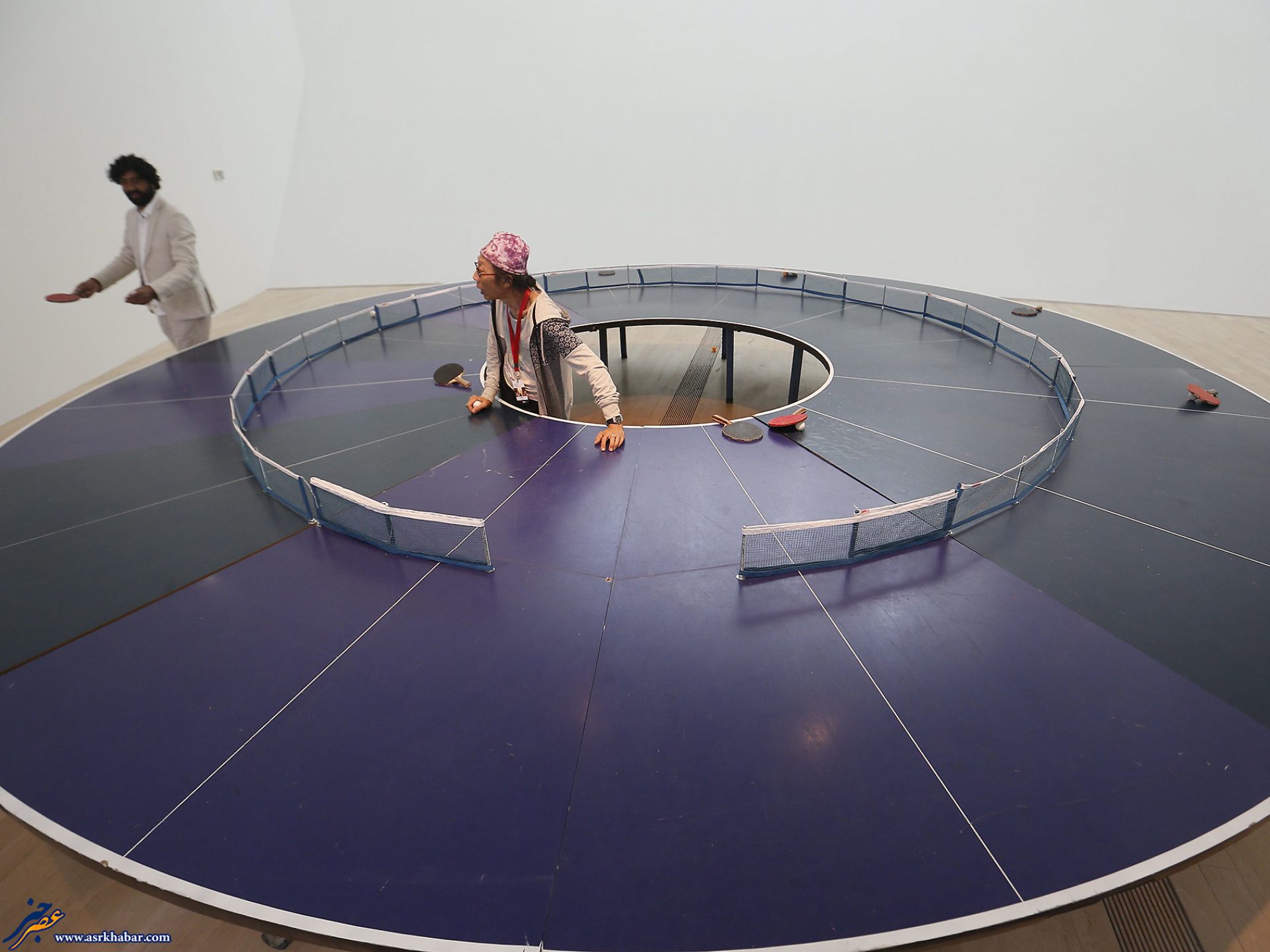 عجيب‎ترین میز پینگ پنگ جهان/عکس