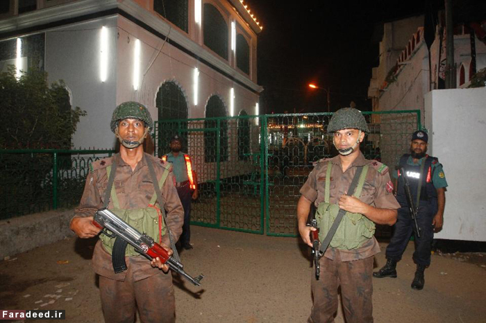 (تصاویر) بمب‌گذاری داعش میان عزادران بنگلادشی