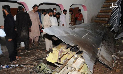 اولین عکس از لاشه هواپیمای ناجا