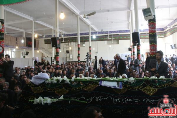 پیکر حجت الاسلام پور محمدی در رفسنجان تشییع و خاکسپاری شد