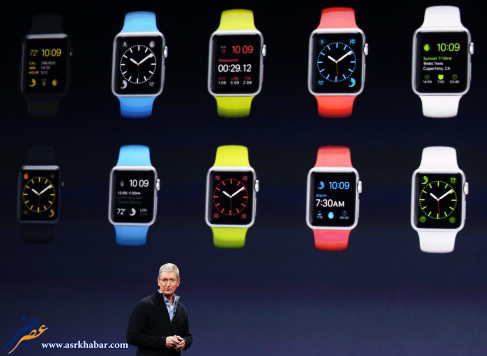 رونمایی رسمی ساعت مچی اپل (عکس)