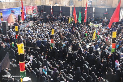 راهپیمایی جاماندگان اربعین حسینی در سمنان