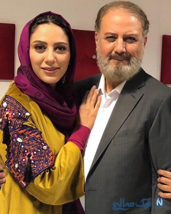 اینستاگرام: مونا فرجاد و پدرش