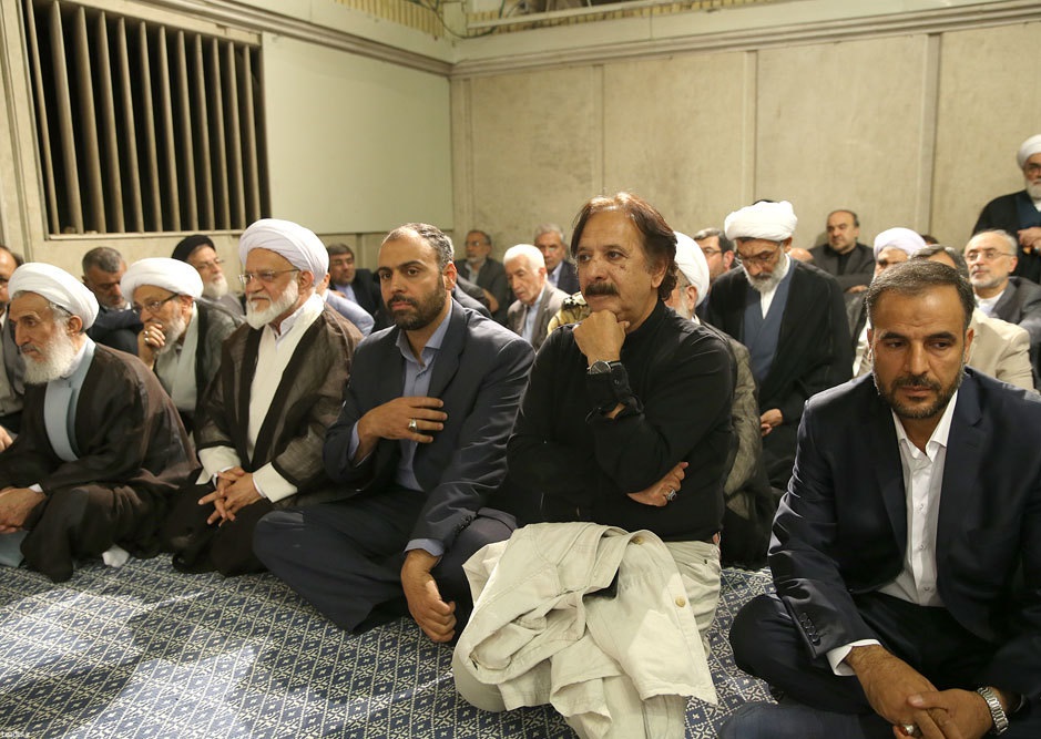 کارگردان معروف در دیدار با رهبری/عکس