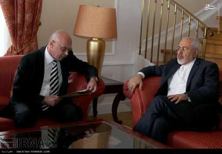 فابیوس و ظریف دیدارکردند/عکس