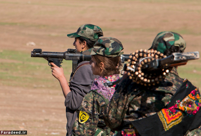 (تصاویر) حضور زنان کرد در آزادسازی 