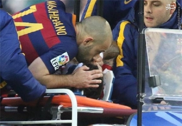 حرکت جوانمردانه و احساسی ستاره بارسا در دیدار با اتلتیکو+عکس
