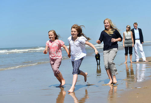 تفریحات تابستانی خانواده سلطنتی هلند/عکس