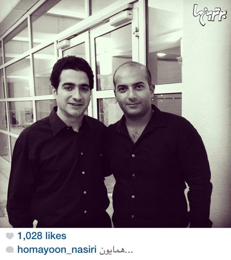 همایون شجریان در کنار نوازنده محبوب/عکس