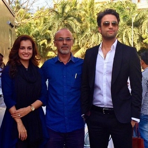 بنیامین بهادری در کنار ملکه زیبایی هند/عکس