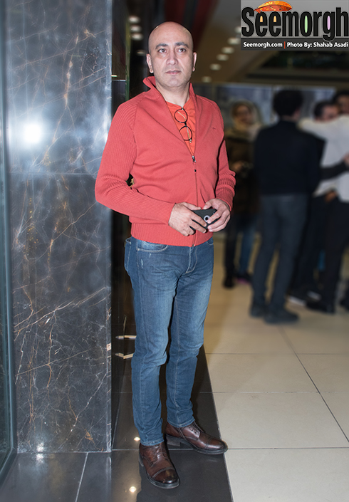 عارف لرستانی در اکران فیلم نفس