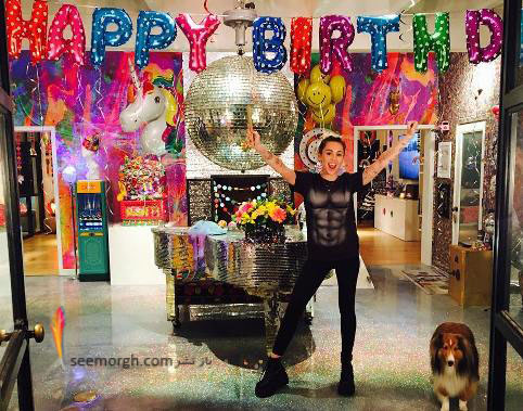 جشن تولد مایلی سایرس