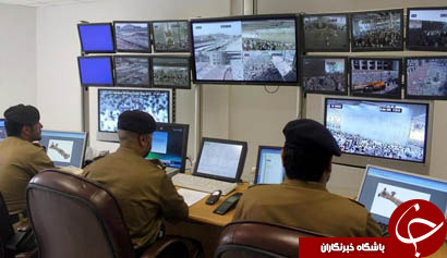 اتاق کنترل امنیتی در مکه+تصاویر