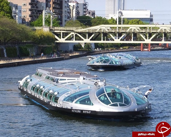 اولین اتوبوس آبی در چین/ عکس