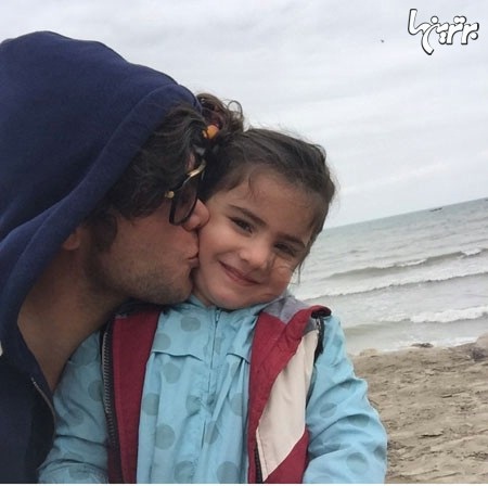 مهدی مهدوی و دخترش گلبو! / عکس